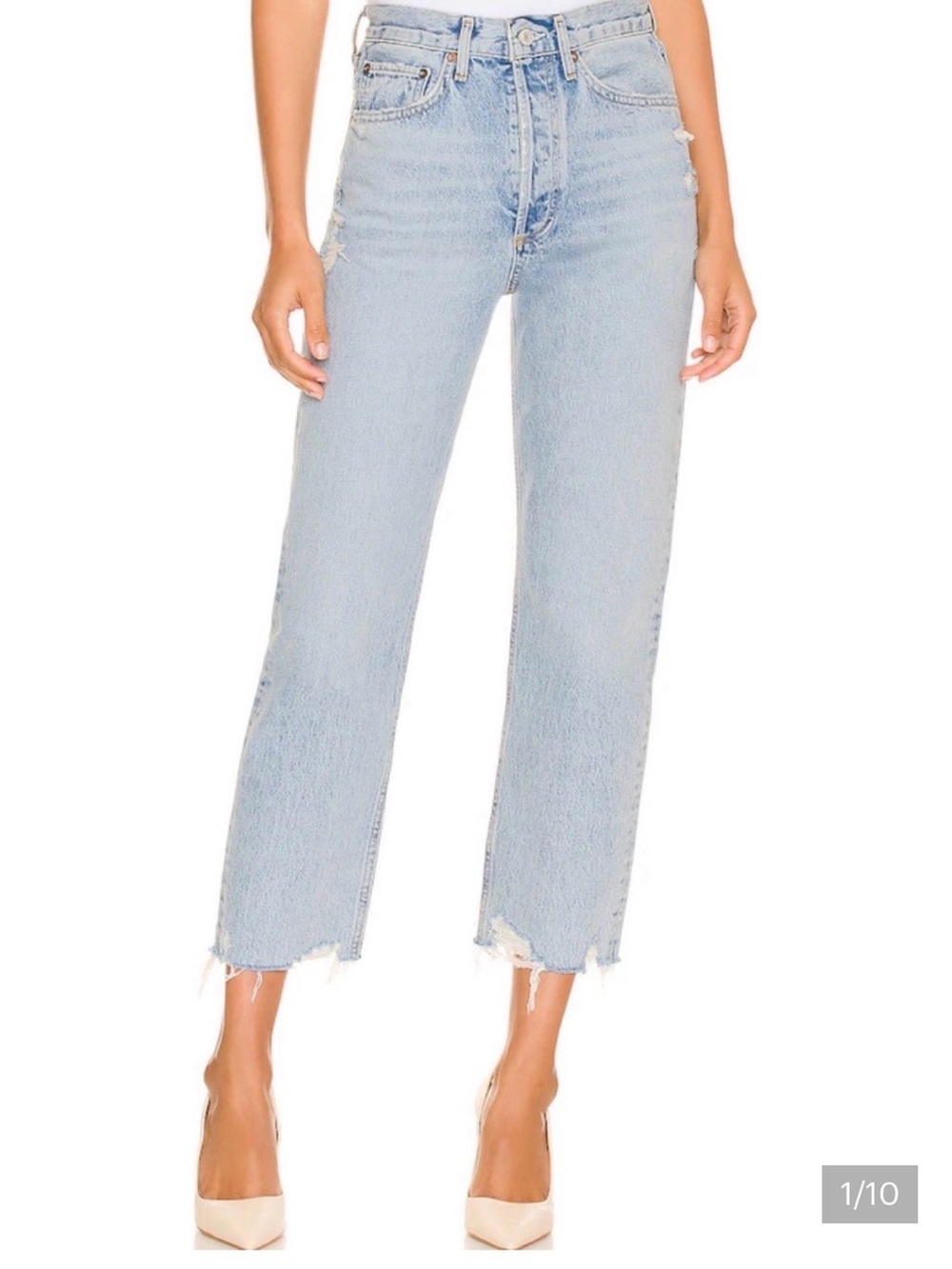 Agolde Light Color Jeans- 90's Crop